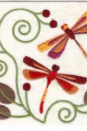Jacobean Dragonflies Embroidery Design Must Have