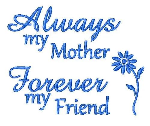 Always My Mother Embroidery Design Hassle-Free Returns