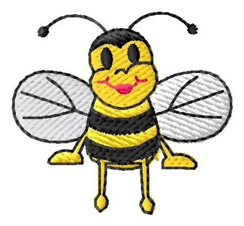 Affordable Bee Embroidery Design