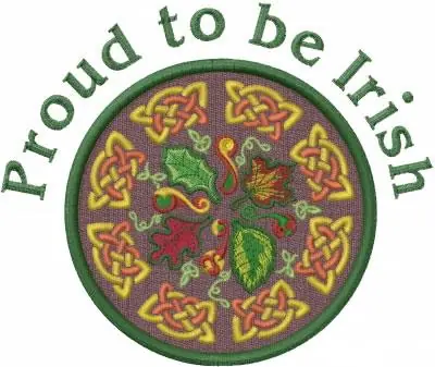 Celtic Patch Embroidery Design Weekend Sale