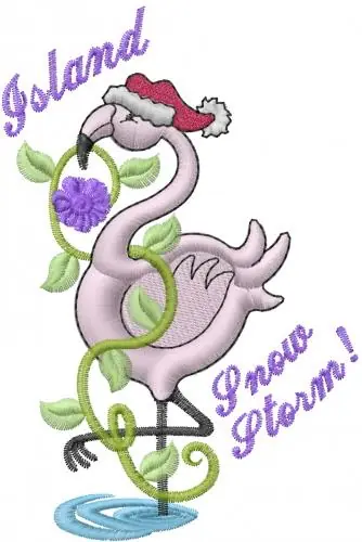 Snow Storm Embroidery Design Buy Online