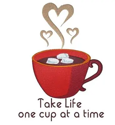 Take Life Embroidery Design Markdown