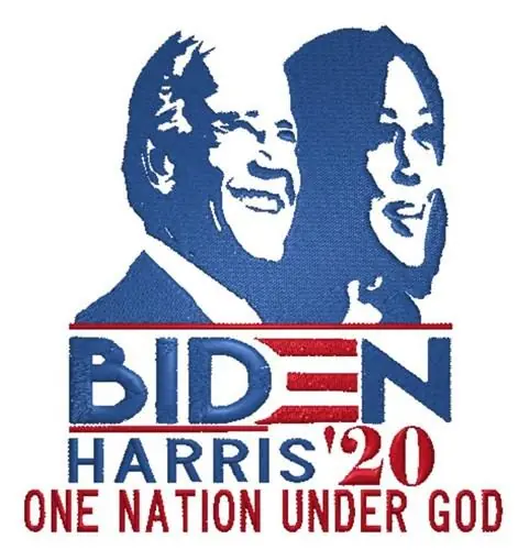 Bulk Order Biden Harris One Nation Embroidery Design