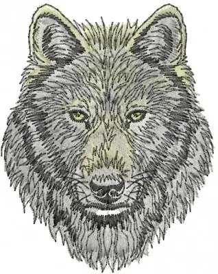 Wolf Embroidery Design Editor’s Pick
