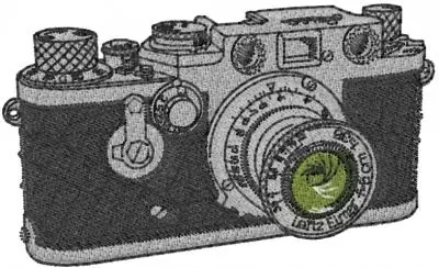 Budget Old Camera Embroidery Design