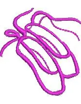 Reduced Price Ballet Shoes Outline Embroidery Design
