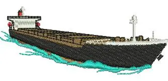 In Demand Cargo Ship Embroidery Design
