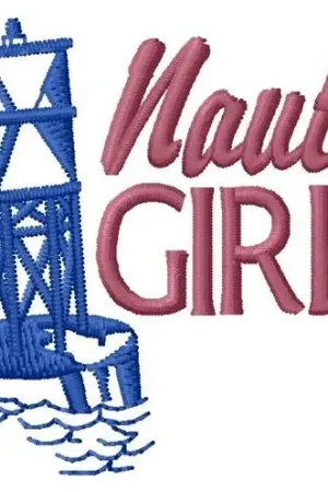 While Supplies Last Nauti Girl Embroidery Design
