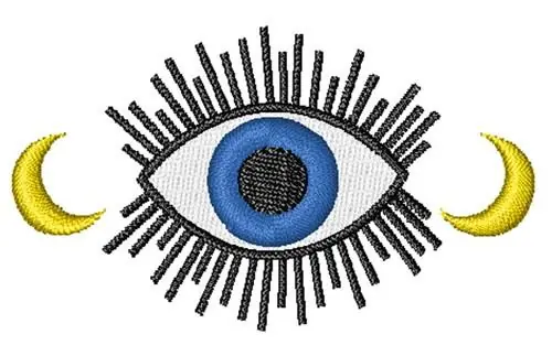 Esoteric Mystic Psychic Eye Embroidery Design Fast Shipping