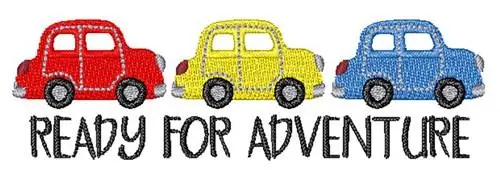 Editor’s Pick Ready For Adventure Embroidery Design