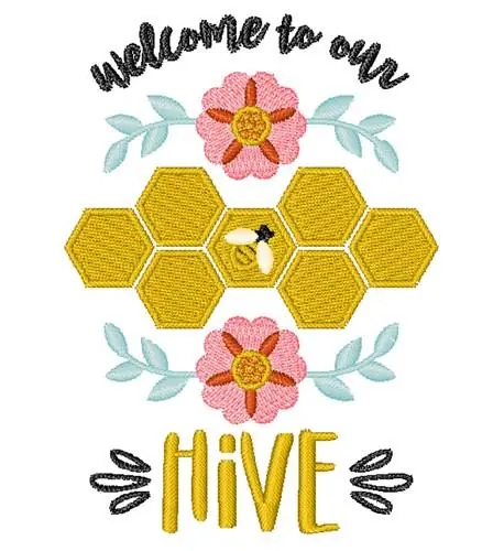 Welcome To Hive Embroidery Design Flash Sale