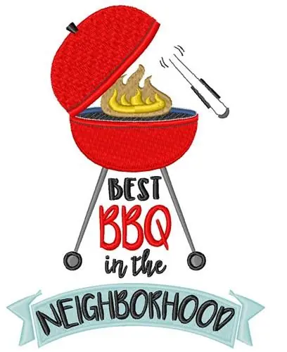 Best BBQ Embroidery Design Trending