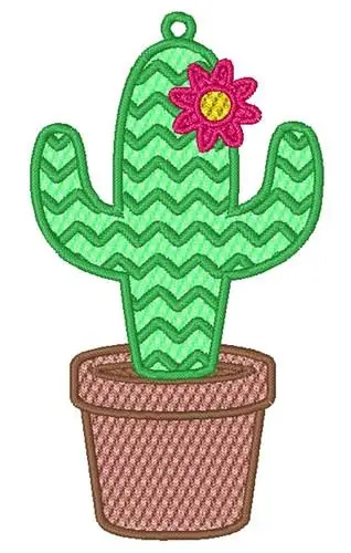 FSL Flowering Cactus Embroidery Design Budget