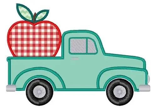 Apple Truck Embroidery Design Top Pick