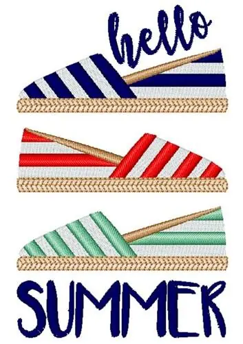 Buy Today Hello Summer Embroidery Design