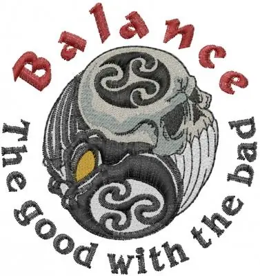 Balance Embroidery Design Discount