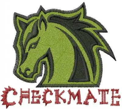 Discount Checkmate Embroidery Design