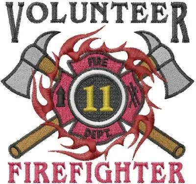 Grab Now Volunteer Embroidery Design