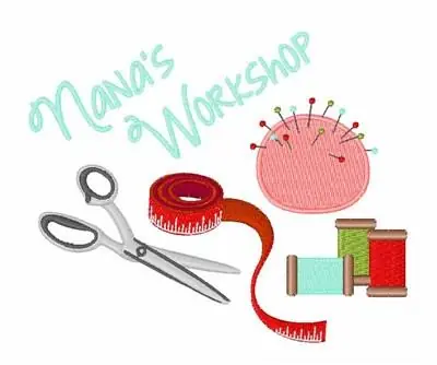 Affordable Nanas Workshop Embroidery Design