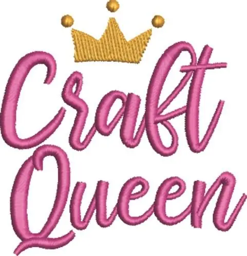 Craft Queen Embroidery Design New Release