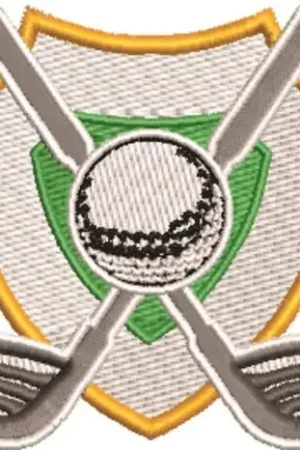 Golf Emblem Embroidery Design Deal