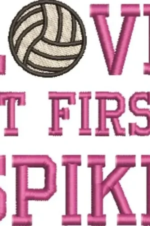 One Day Deal Love At First Spike Embroidery Design