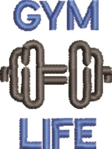Gym Life Embroidery Design While Supplies Last