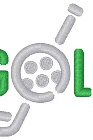 Golf Embroidery Design Big Sale