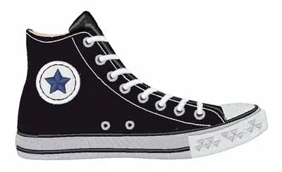 Converse Shoe Embroidery Design Fan Favorite