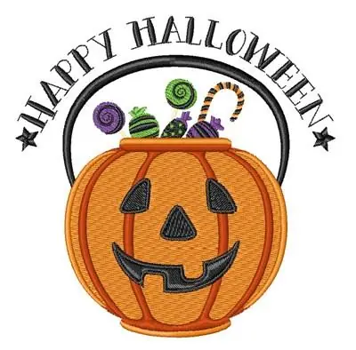 Happy Halloween Embroidery Design Limited Time