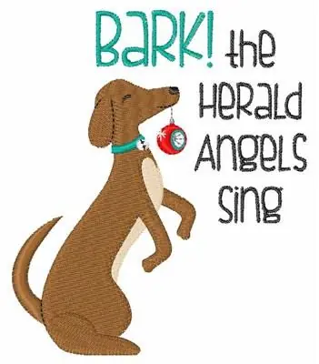 Bark Herald Angels Embroidery Design Best Choice