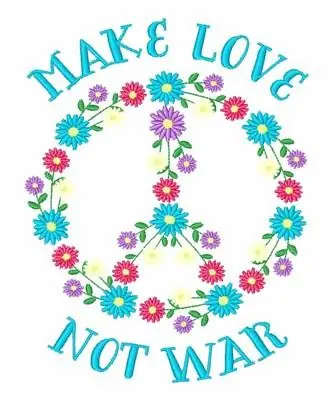 Make Love Embroidery Design Shop Now