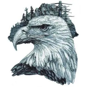 Bald Eagle Embroidery Design Popular