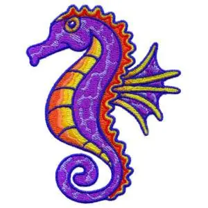 New Release Seahorse Embroidery Design