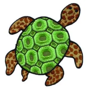 Sea Turtle Embroidery Design Fan Favorite