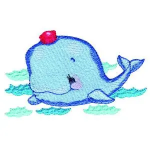 Whale Embroidery Design Cheap