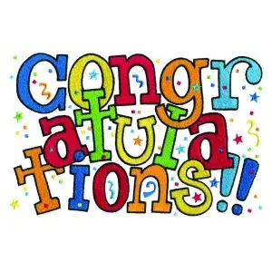 Congratulations Embroidery Design Best Seller