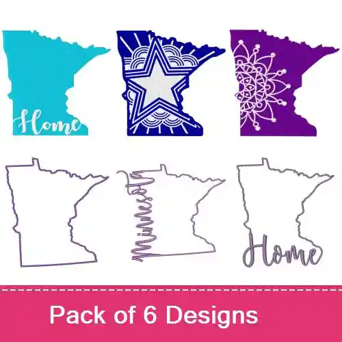 Minnesota Embroidery design pack by Crafty Little Nodes, Embroidery Packs on EmbroideryDesigns.com Buy Online