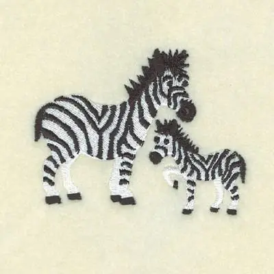 Zebra  Baby Embroidery Design Warranty Included