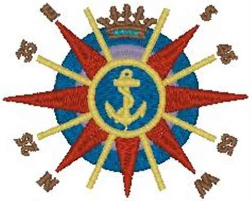 Compass Embroidery Design Special Discount