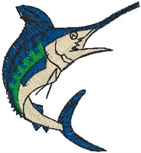 Marlin Embroidery Design Clearance