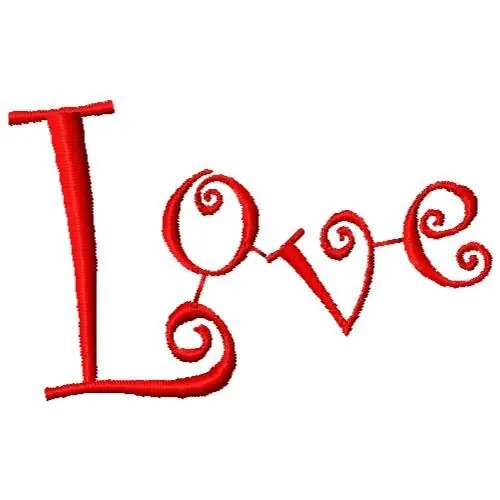 Love Embroidery Design Trending