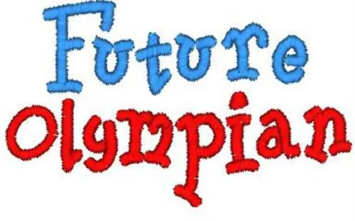 Clearance Future Olympian Embroidery Design