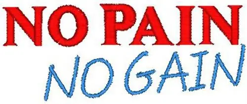 No Pain Embroidery Design Express Delivery