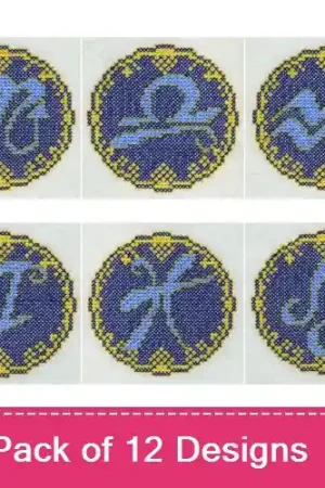Cross Stitch 001 Embroidery design pack by Premium Embroidery, Embroidery Packs on EmbroideryDesigns.com Popular
