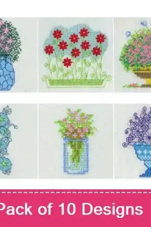 Brand New Cross Stitch 003 Embroidery design pack by Premium Embroidery, Embroidery Packs on EmbroideryDesigns.com