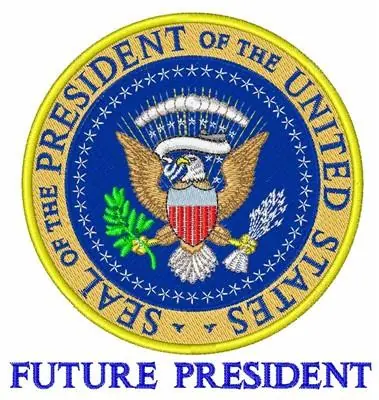 Future President Embroidery Design One Day Deal