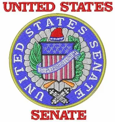 Hot Picks U.S. Senate Seal Embroidery Design