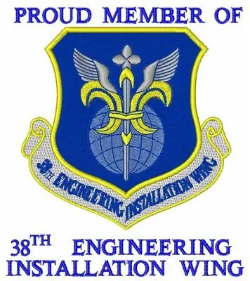 38 CSW Member Embroidery Design Express Delivery