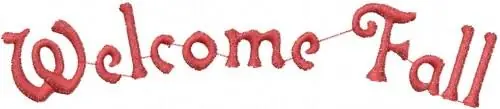 Welcome Fall Embroidery Design Sale